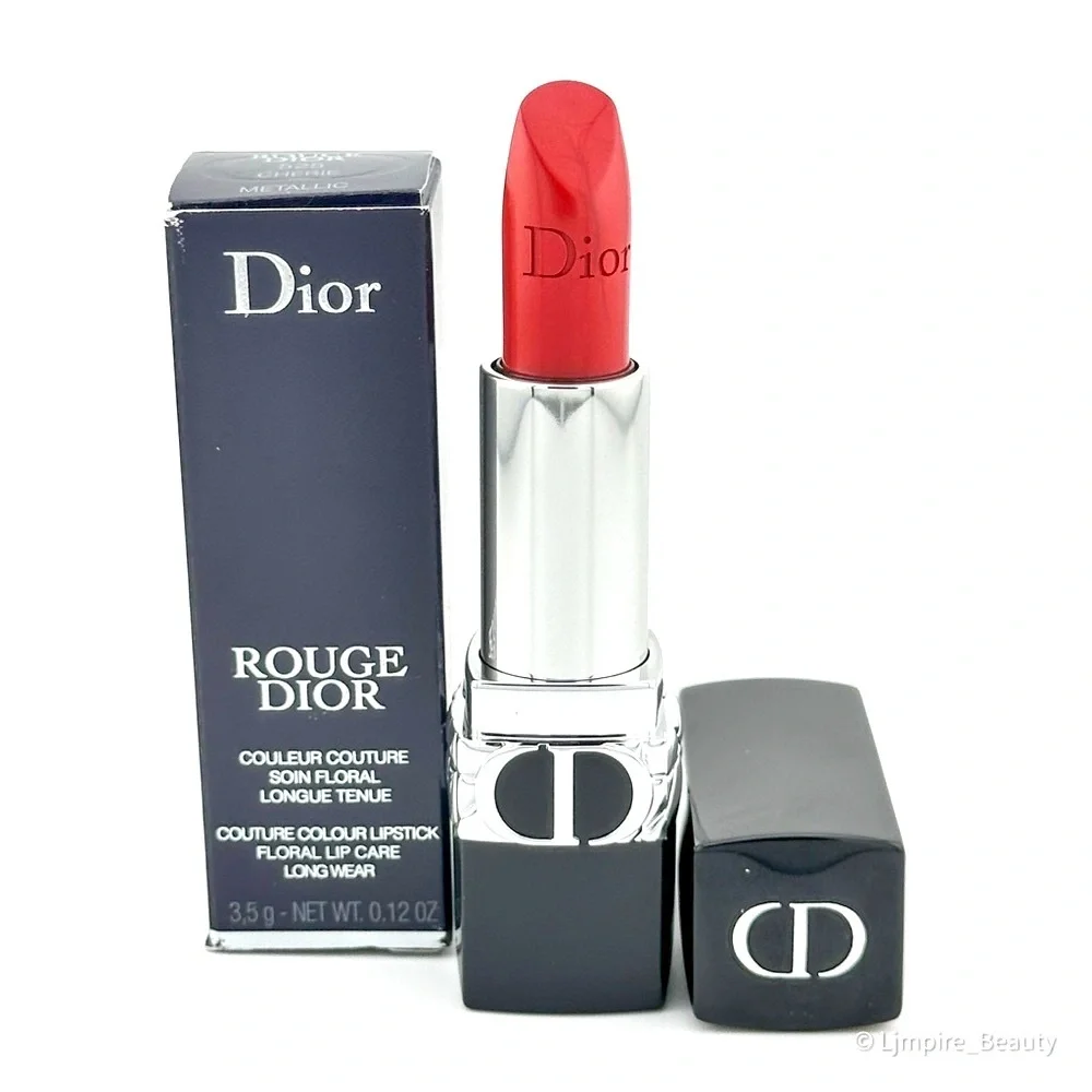 Cherie 🆕 DIOR Rouge Dior Refillable Lipstick in Color:525 (radiant rosewood) NIB